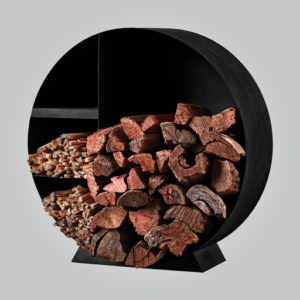 Forge Zero 1000mm Black Wood Storage