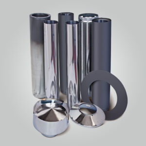 Forge Matte Black Flue Kit - 4m
